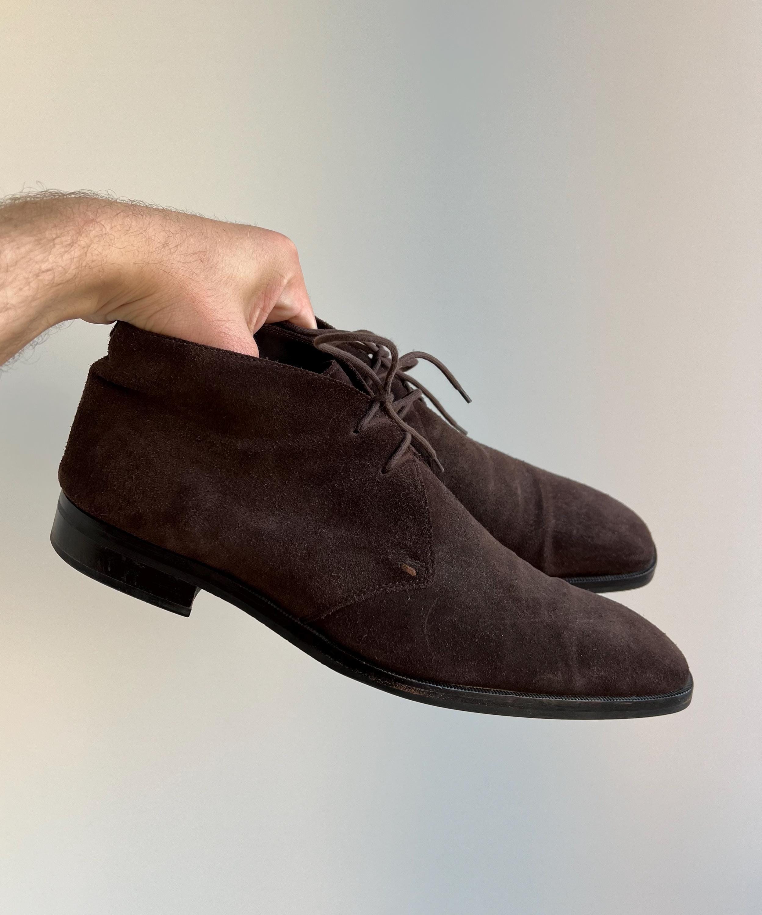 Hugo Boss Brown Suede Desert Boots - Etsy display picture 3