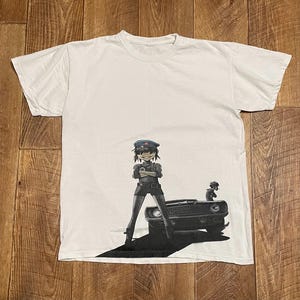 Vintage 2010 Gorillaz Stylo Band T-Shirt Tee Damon Albarn