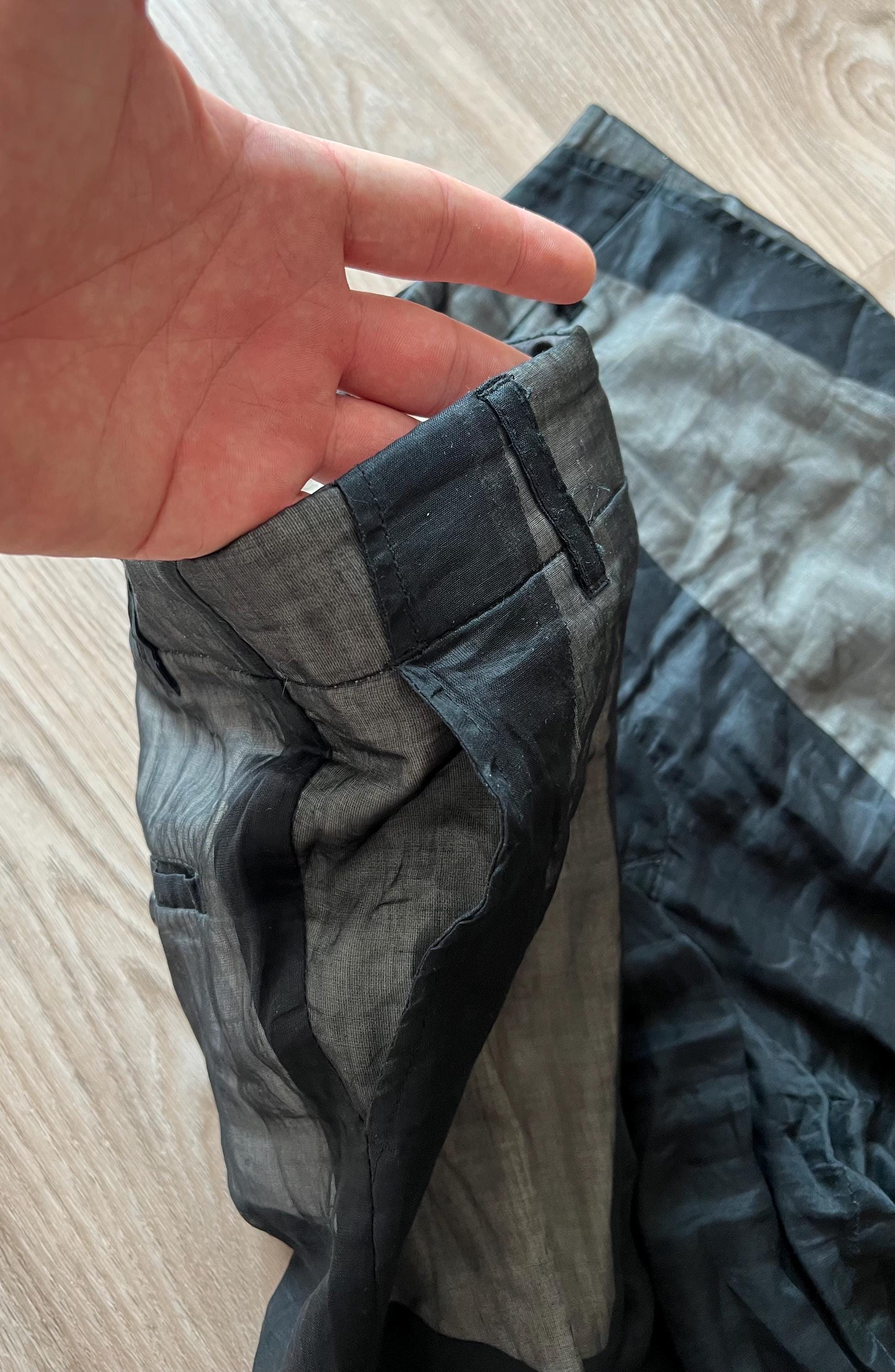 Leather trousers Rick Owens Black size 30 UK - US in Leather