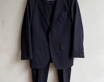 Completo Suitsupply Lazio La Spalla Monopetto FL Blu Navy con Blazer e Giacca