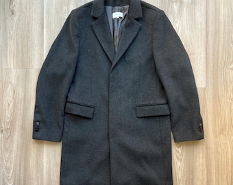 Reiss Wool Gray Classic Coat