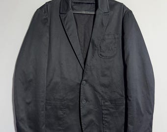Diesel Black Blazer Two Button Jacket