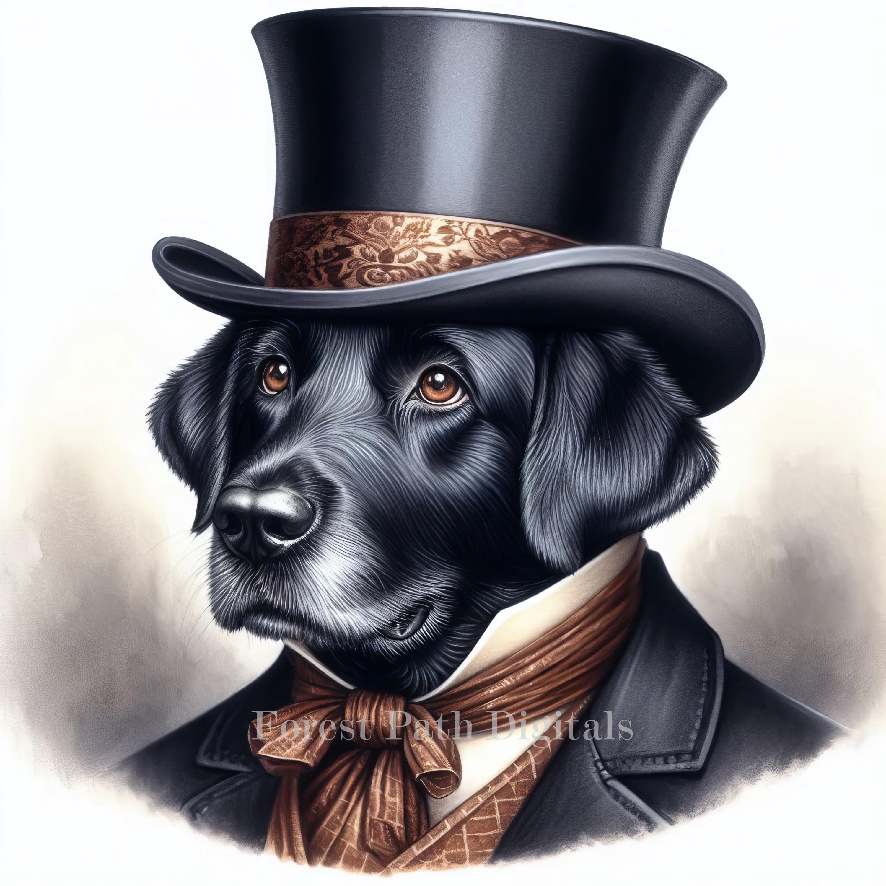 Dapper Dog - Clip Art Bundle, Digital Files Download, Whimsical ...