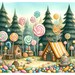 Magical Candy Forest V1 - Clip Art Bundle, Digital Download, Digital ...
