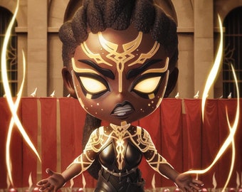 Mel Medarda - Arcane | Chibi Garage Kit Résine HD 14K | Figurine à peindre et à assembler | Cadeau idéal pour les fans d'arcane