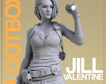 Jill Valentine - Resident Evil, figurine en résine à peindre 14K HD, garage kit pour collectionneurs et fans de survival horror