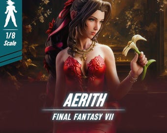 The Flower of Oblivion | 3D Resin Figurine to Paint and Customize | 14K HD Resin Garage Kit | Multi-Scale | For JRPG Gamers