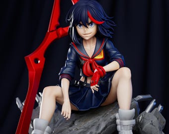 The Incandescent High School Girl | 3D Printed Paintable Figurine | 14K HD Resin Garage Kit | Ideal Gift for Anime and Model Fans