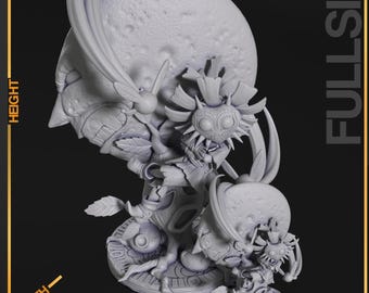 Skull Kid The Legend of Zelda 未塗装レジンガレージキット HD 14K