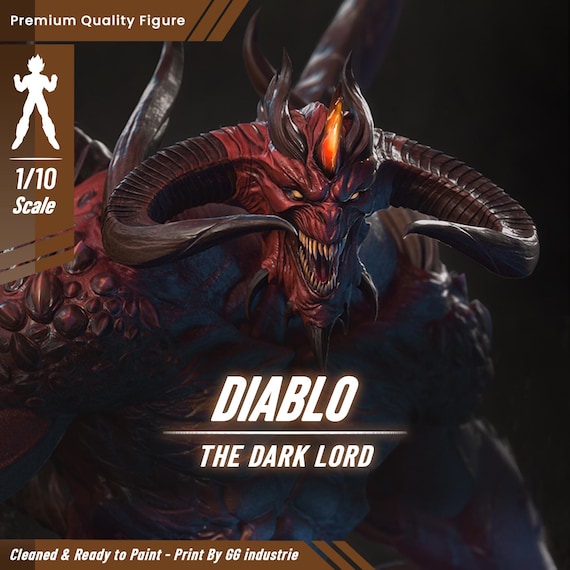 Diablo - 1/10 Scale Resin Figure | HD 14K Garage Kit | Unpainted
