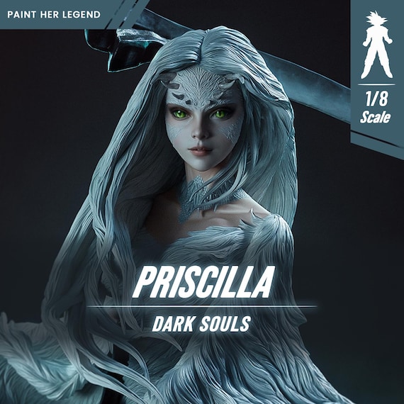 Priscilla Dark Souls 1/8 Unpainted 3D Printed Resin Garage Kit HD