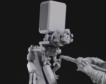 9S Nier Automata - Unpainted Resin Garage Kit 1-10 Scale - HD 14k