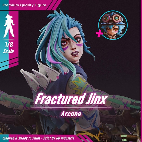 Jinx Fractured – Arcane 1:8 Scale 225mm Resin Collectible Figure