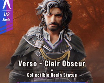 フィギュア裏面（塗装済み）25 cm / 9.84インチ - Clair Obscur
