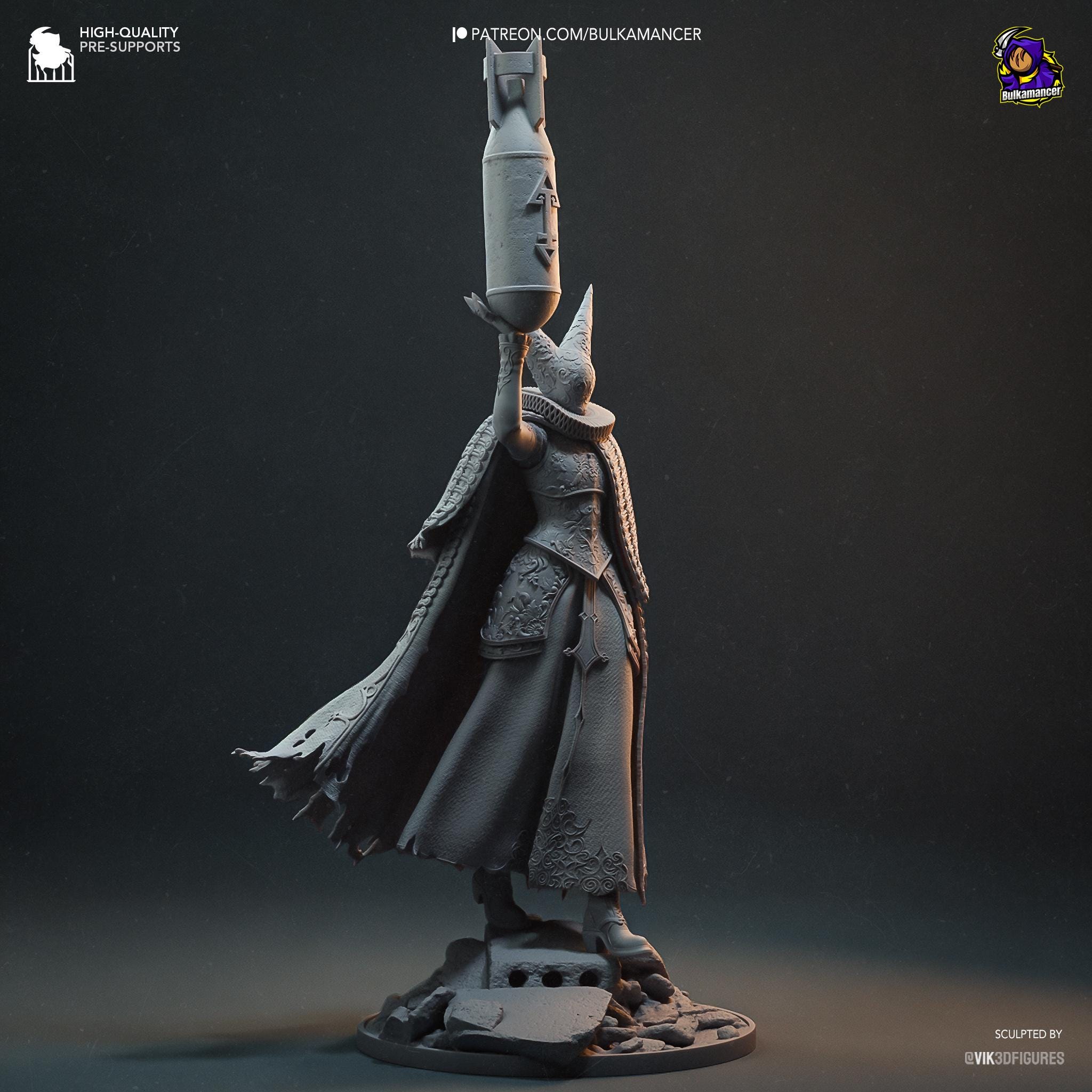 Buy Artillery Witch - Trench Crusade Unpainted Resin Figure 3D