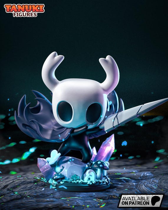 「Hollow Knight」37cm 塗装済みガレージキットフィギュア Hollow Knight - Hallownest, Chibi Unpainted Resin Figure, Garage