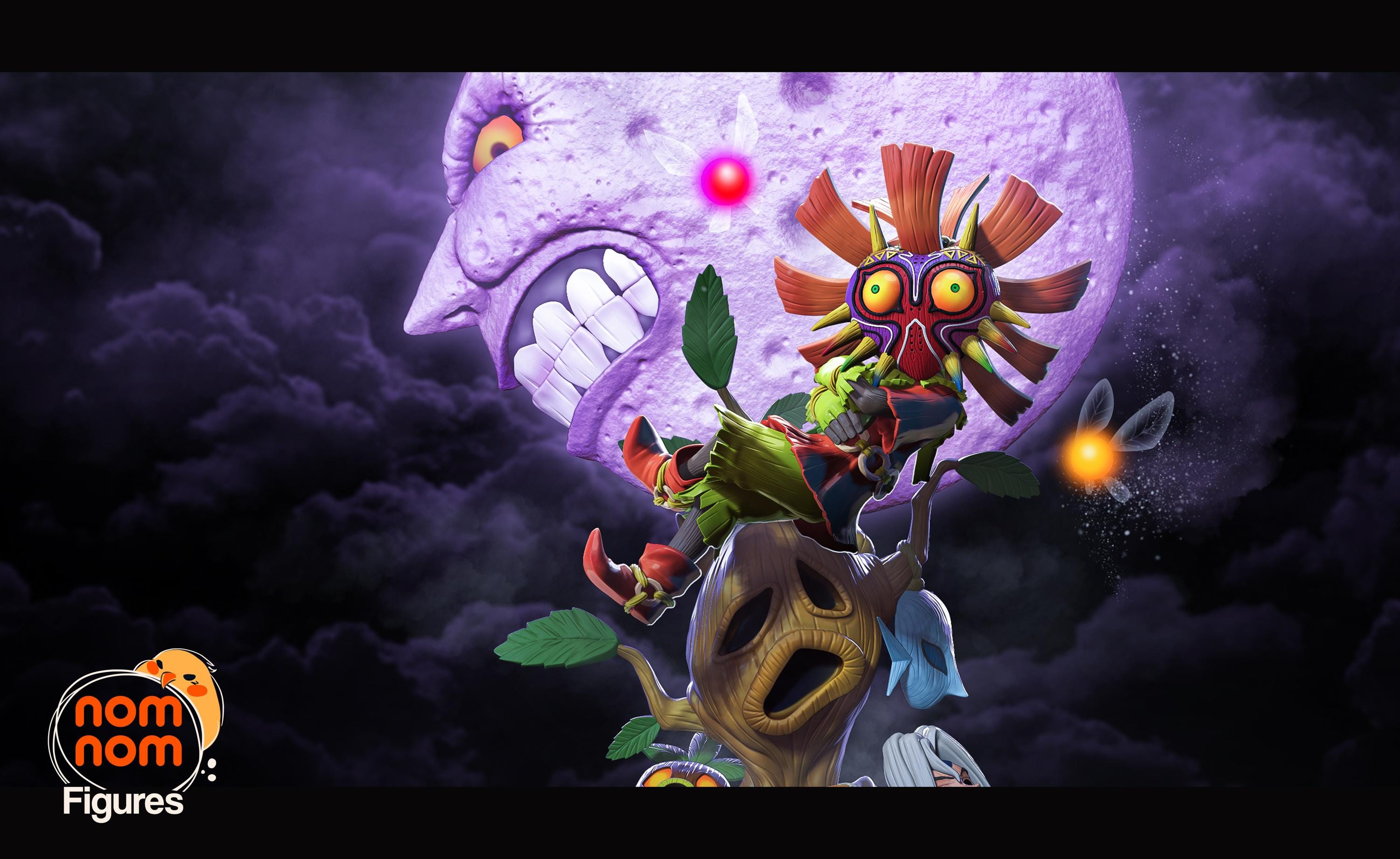 Skull Kid The Legend of Zelda 未塗装レジンガレージキット HD 14K