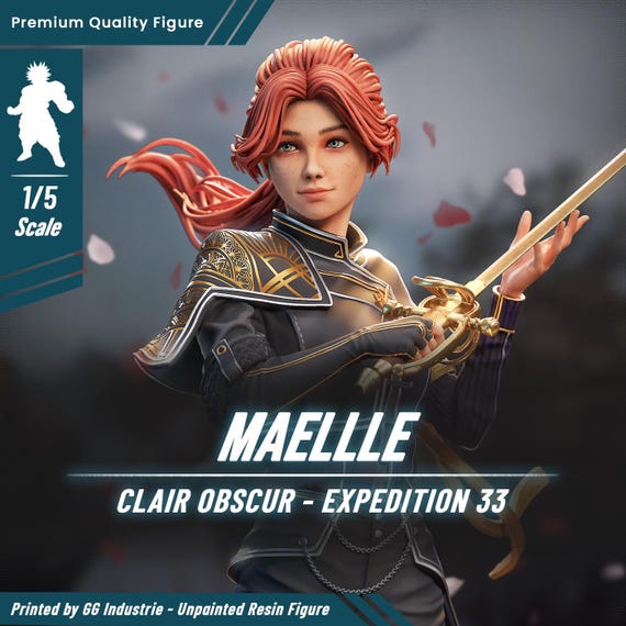 Maëlle – Clair Obscur: Expedition 33 | 1/6 or 1/5 Resin
