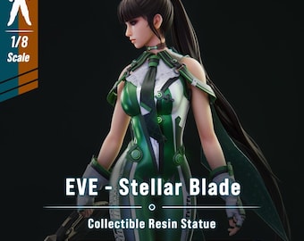 Eve Stellar Blade unbemalte Resin-Figur - 3D-gedrucktes Garage Kit für Sammler und Sci-Fi-Fans