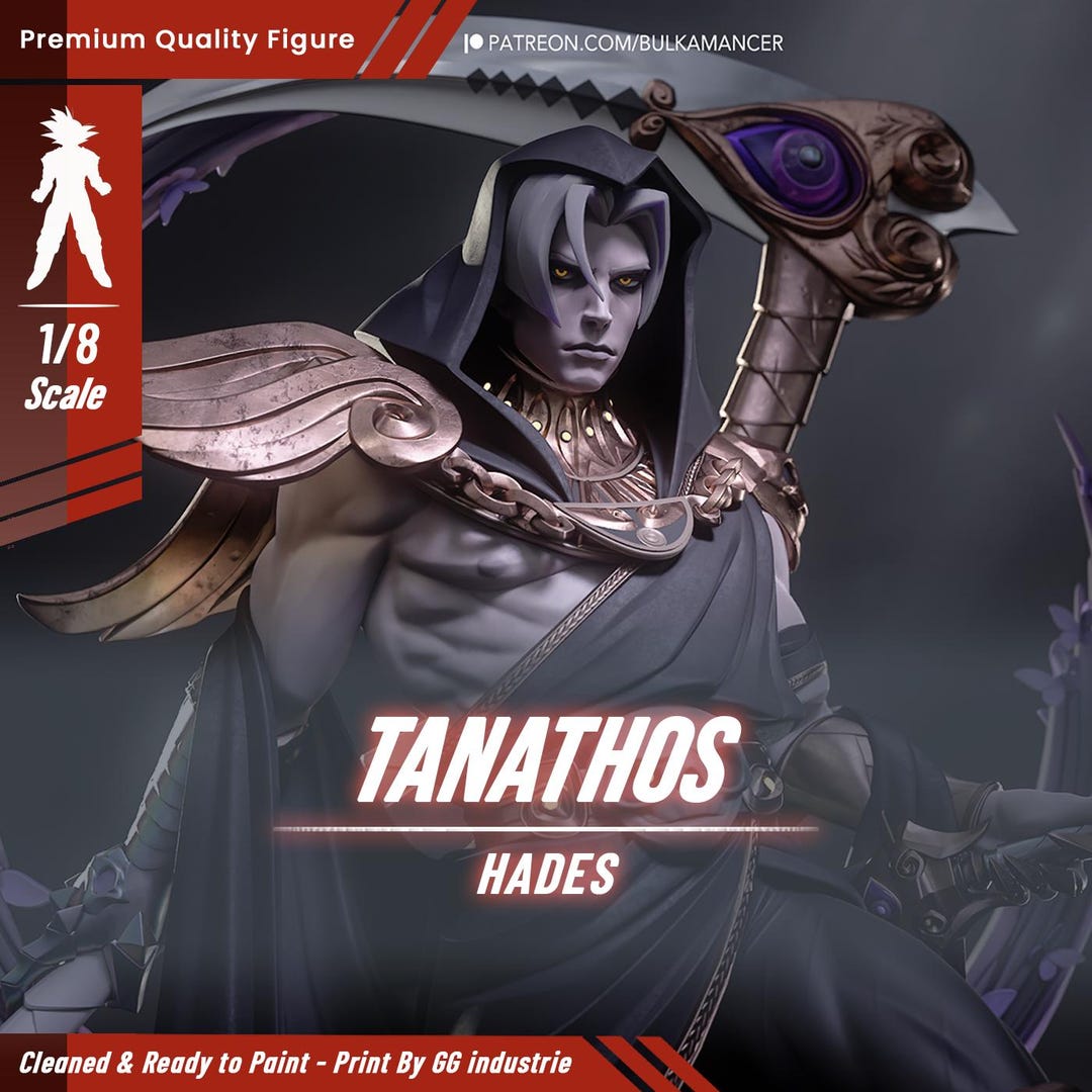 Tanathos Hades Unpainted Resin Garage Kit for Collectors and