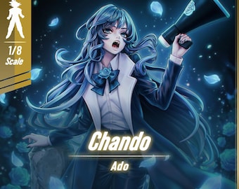 Chando - Ado unpainted resin figure 14K HD 3D printed garage kit for vtuber collectors