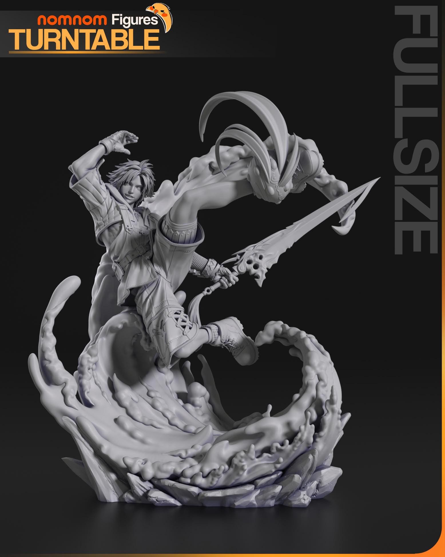 Tidus レジン製未塗装フィギュア 14K HD ガレージキット Final Fantasy