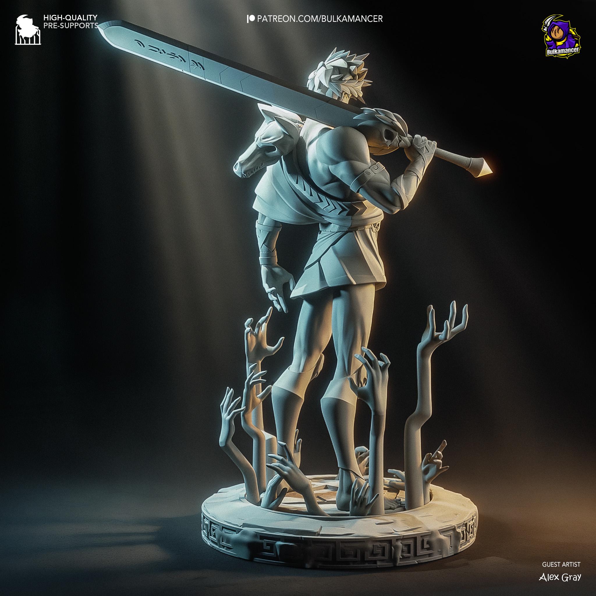ザグレウス - コレクターとビデオゲームファンのためのハデス14k 3D