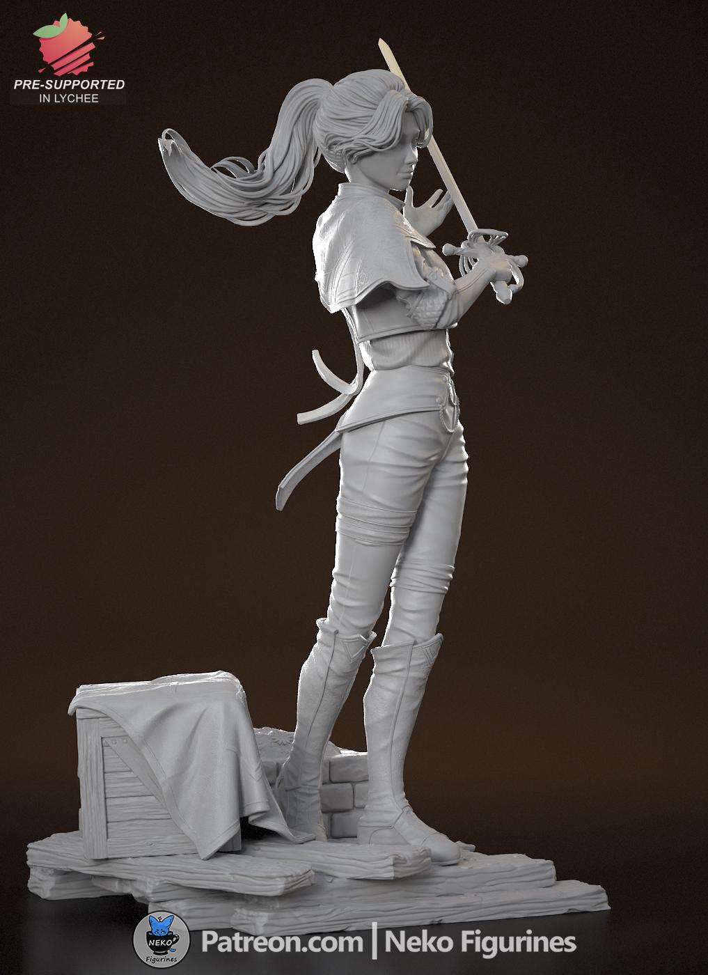 クレールオブスキュール　ルノワール　1/6 Maëlle – Clair Obscur: Expedition 33 | 1/6 or 1/5 Resin Statue to