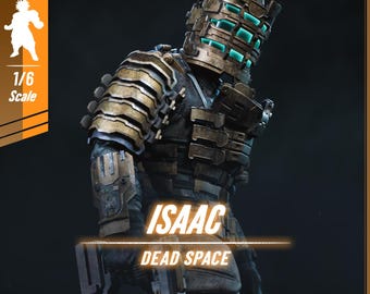 Isaac Clarke HD-Harzfigur zum Bemalen, Garagenbausatz für Sammler und Survival-Horror-Fans