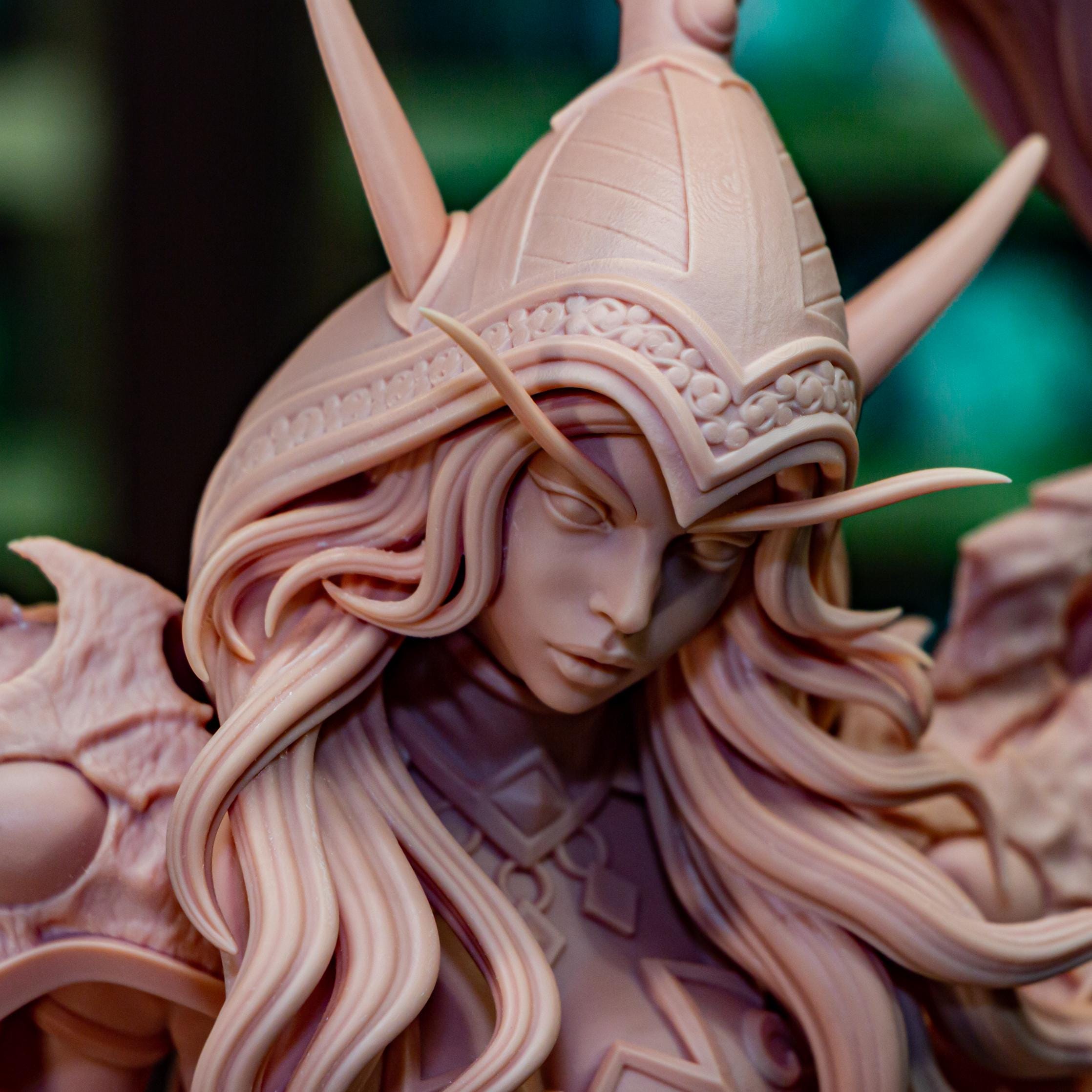 Valeera Sanguinar - World of Warcraft Unpainted Blood Elf Resin