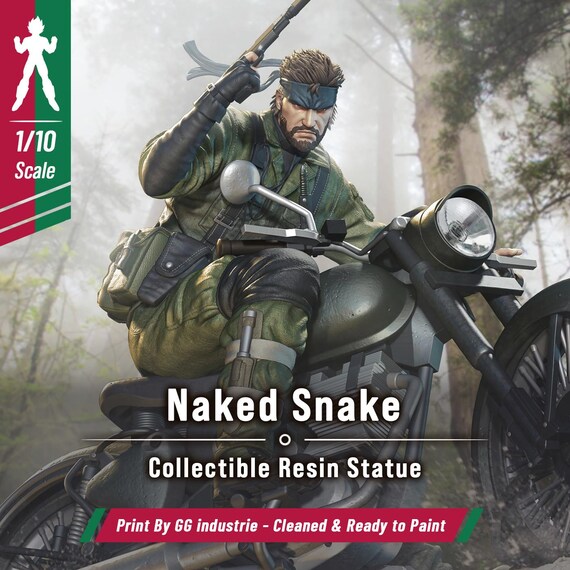 Naked Snake Snake Eater 3Dプリント製レジンガレージキット 未塗装 1