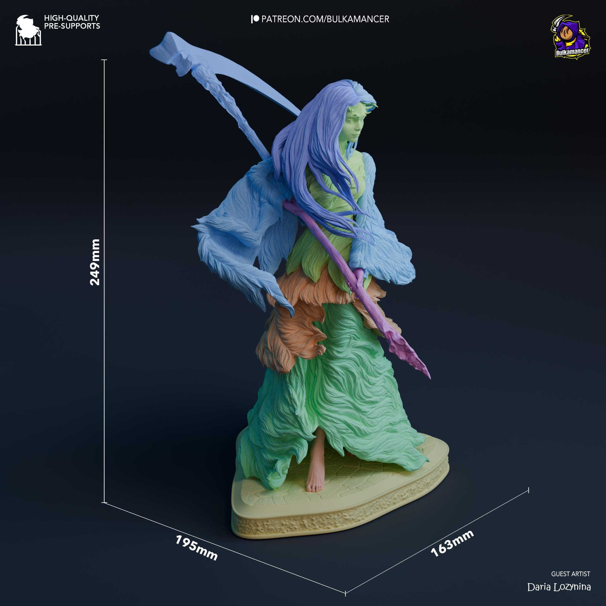 Priscilla Dark Souls 1/8 未塗装3Dプリント製レジンガレージキット HD