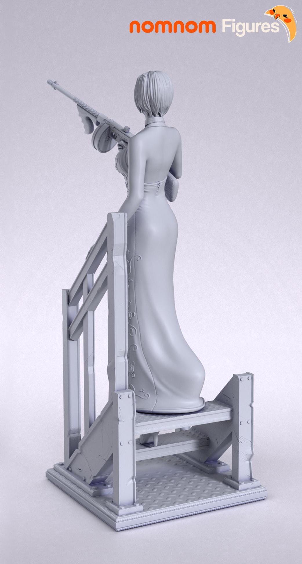 Ada Wong - Resident Evil Unpainted Figure Resin Garage Kit HD 14K
