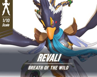 Revali – Zelda: Breath of the Wild | Multi-scale resin figure to paint | 14K Garage Kit | For collectors and video game fans