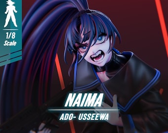 Naima - Teen - Usseewa | Paintable and Assembleable Figure | 14K HD Garage Kit | Ideal Gift for Collectors and Vtuber Fans