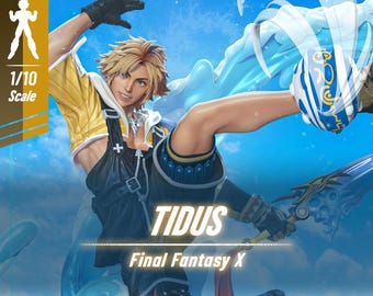 Figura de resina HD para pintar de Tidus, kit de garaje para coleccionistas y fanáticos de JRPG