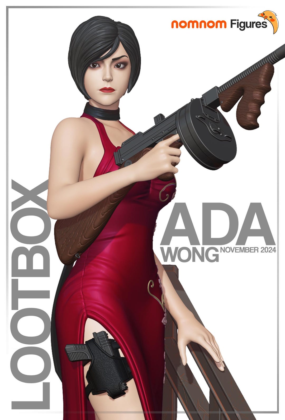 Ada Wong - Resident Evil Unpainted Figure Resin Garage Kit HD 14K