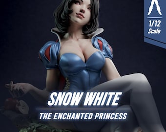 Snow White Fan Art | Unpainted Resin Figure | HD 14K Garage Kit | Perfect Gift for Collectors & Model Painters