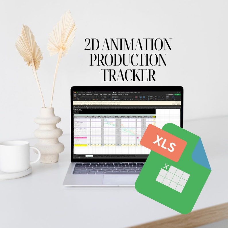2D Animation Production Tracker (excel & Google Sheets) | Comprehensive ...