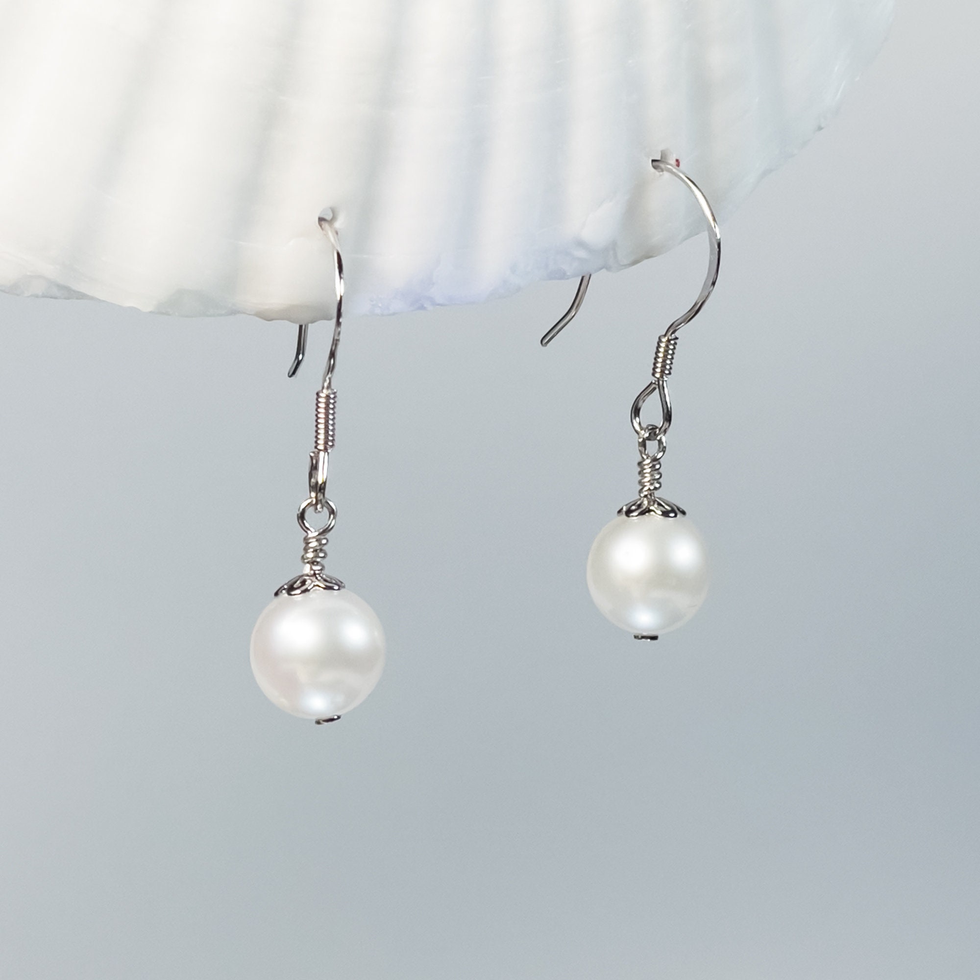 Made-in-japan Cotton Pearl Stud Earrings Made-in-japan Cotton Pearl Stud Earrings