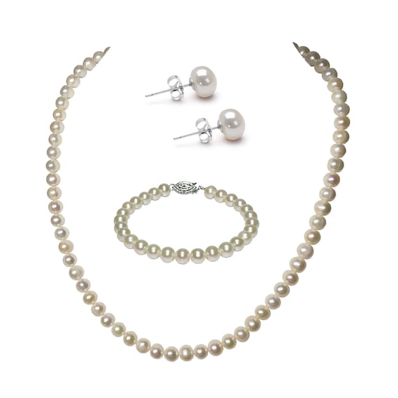 PAR002 翡翠 necklace earring bracelet 18WG 【公式通販】