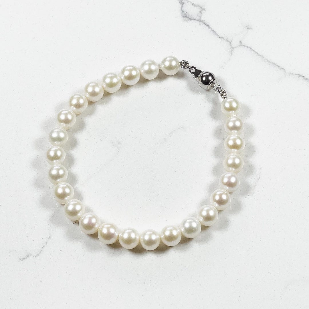 AAAA Graded Japanese Akoya Pearl Pendant – Sterling Silver, GIA Certified, White Cultured Pearl Necklace