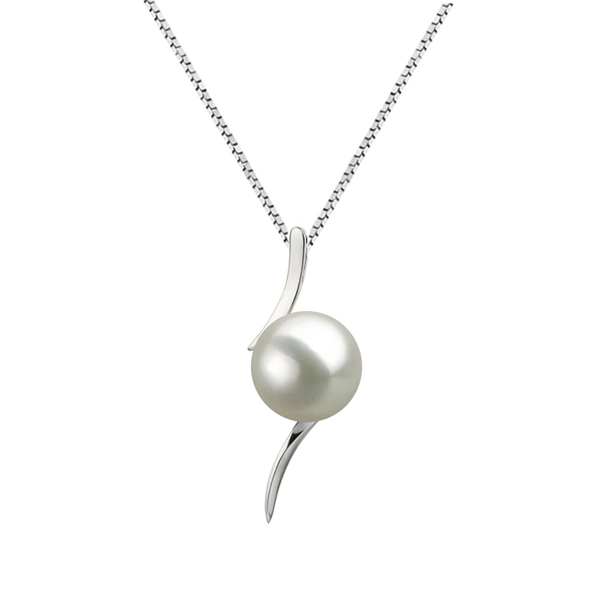 Japanese Pearl Pendants 16 or 18 Inch Sterling Silver Chain