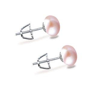 Pearl Globe Studs- 10mm main image 1