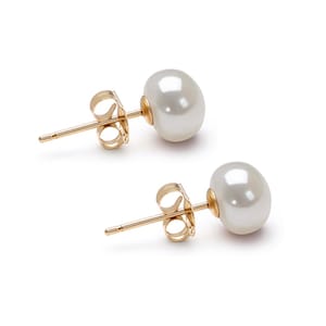 RMM Cat Stud Earrings Freshwater Cultured Pearl Stud Earrings Sterling Silver Ear Studs RMM Cat Stud Earrings Freshwater Cultured Pearl Stud Earrings Sterling Silver Ear Studs