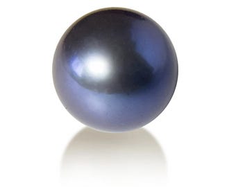 Night Blue Akoya Pearls 6-9mm | DIY Japanese Loose Pearls – Jewelry Making | Real Night Blue Pearls Craft Supplies | Gift Box & Certificate