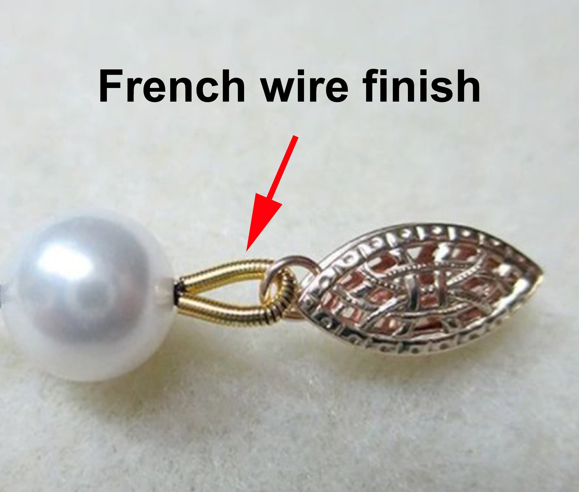 French wire for pearl knotting deals