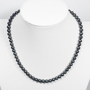16-36 inch Japanse Akoya-parelketting AAAA 6-8 mm zwarte Akoya-parelketting sieradensets voor dames
