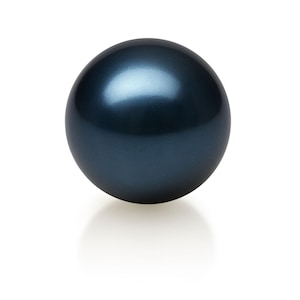 Blue Akoya Pearls 6-10mm | DIY Japanese Loose Pearls for Jewelry Making | Real Blue Pearls Craft Supplies | Gift Box & Certificate Included