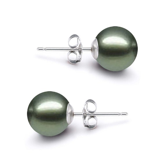 Orecchini in Oro bianco con perle Akoya 4-4,5 mm - | Gioielli
